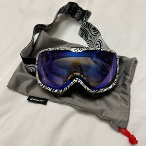 Scott Zebra Low Bridge Ski Goggles